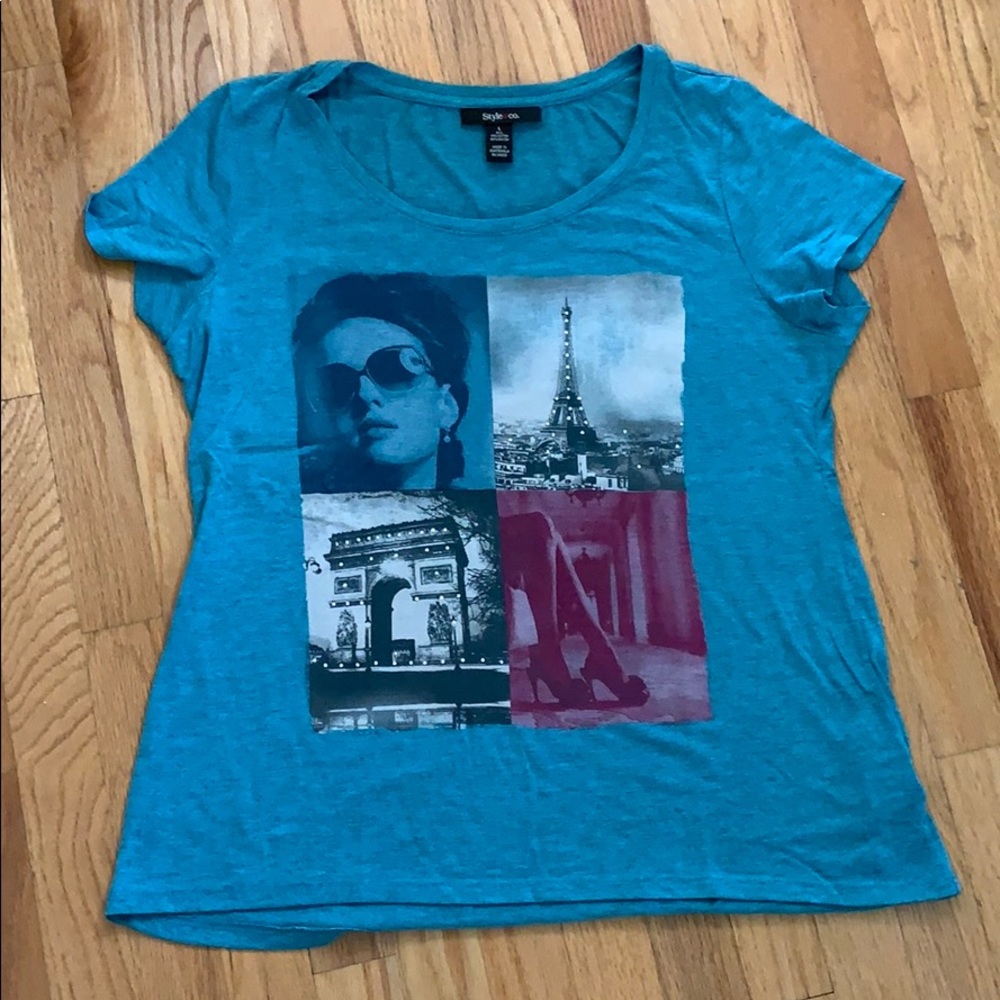 Size Large Style and Co. fashion T-shirts.